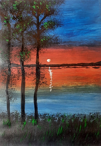 Trees at Sunset